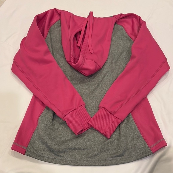 Nike Women's Pink and Gray Hoodie - Picture 3 of 3